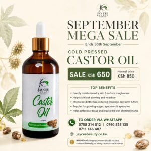 100ml Cold Pressed Castor Oil