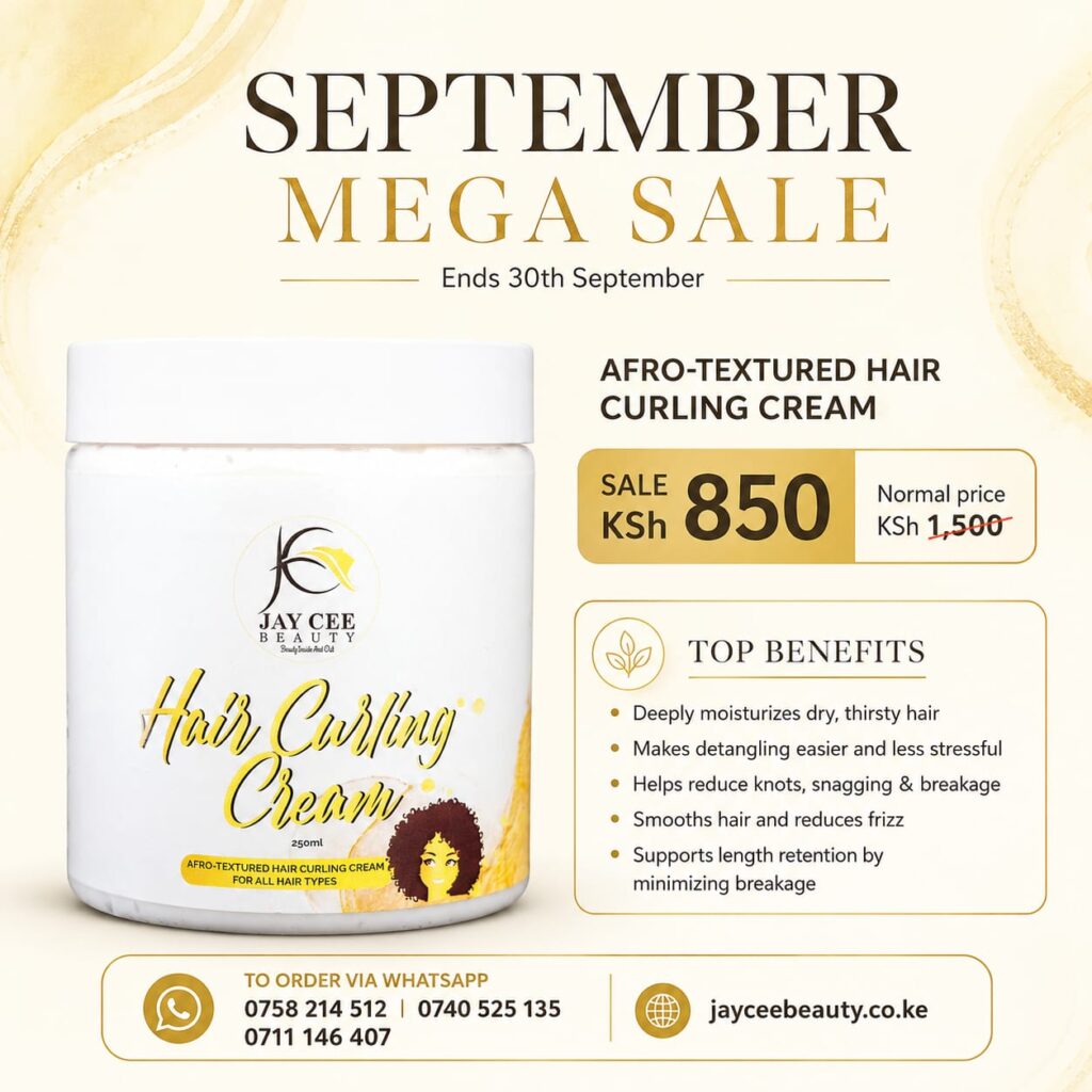 Afro Textured Hair Curling Cream