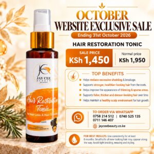 Hair Restoration Tonic for Thinning Hair and Hairloss