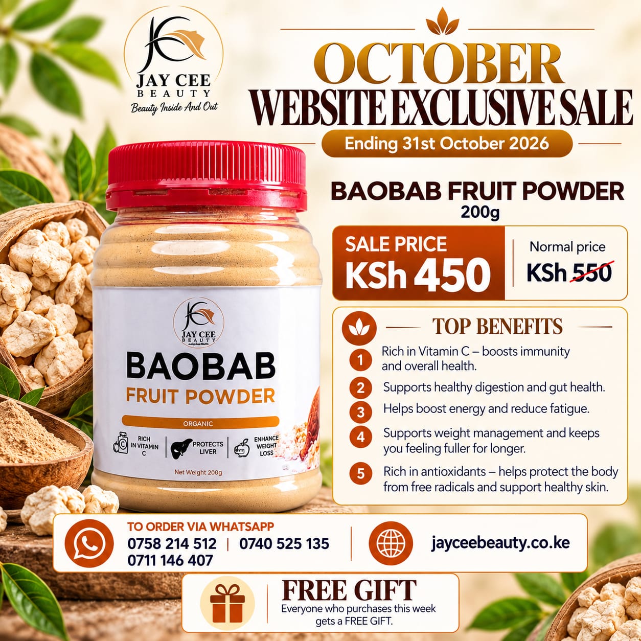 Baobab Fruit powder
