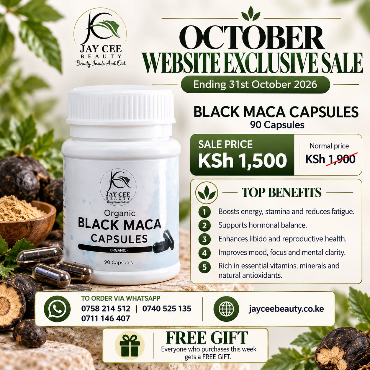 Black Maca Capsules