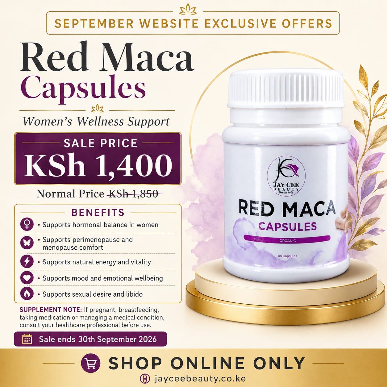 Red Maca Capsules