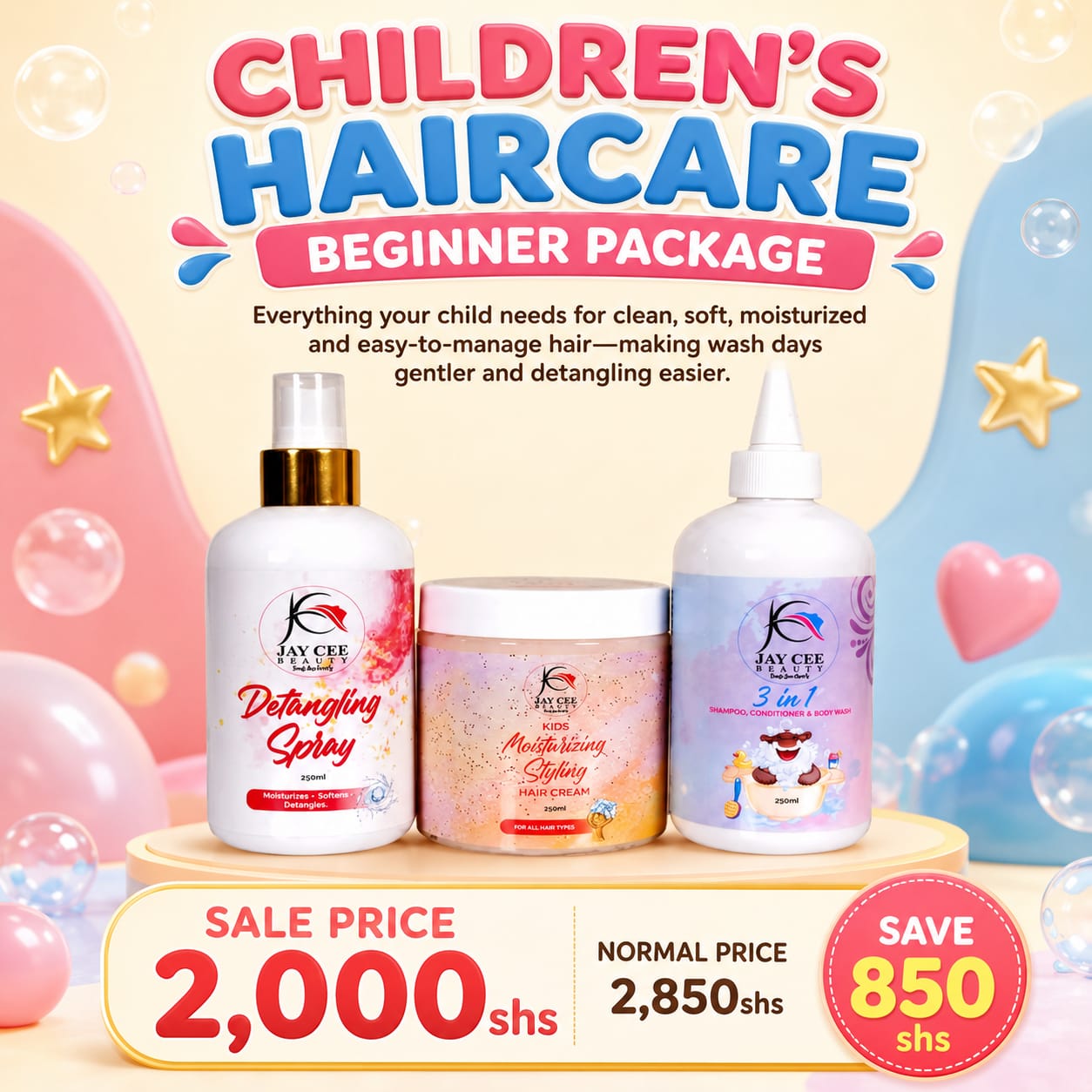 Children's Haircare Beginner Package