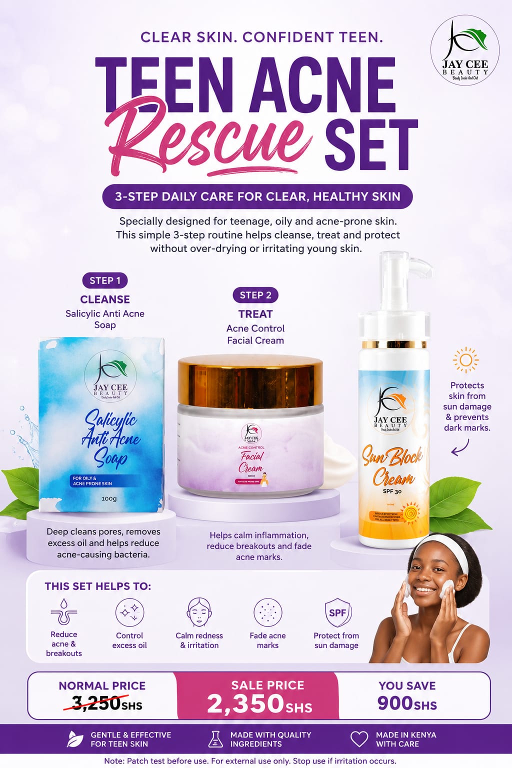 Teen Acne Rescue Set